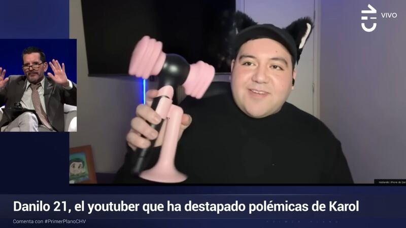 “Le vio cara conocida”: Danilo 21 por curioso momento que protagonizó Vasco Moulian por objeto en la pieza del influencer