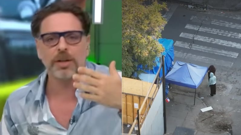 José Antonio Neme por comercio ilegal en Barrio Meiggs | Captura: Mucho Gusto