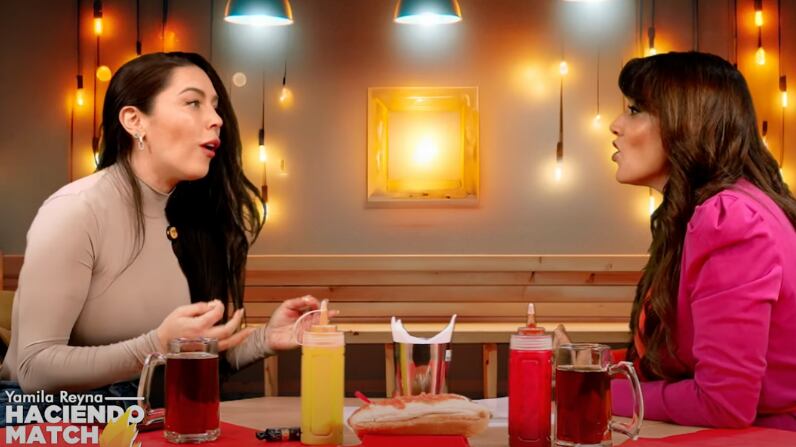 Daniela Aránguiz y Yamila Reyna | Captura: Haciendo Match