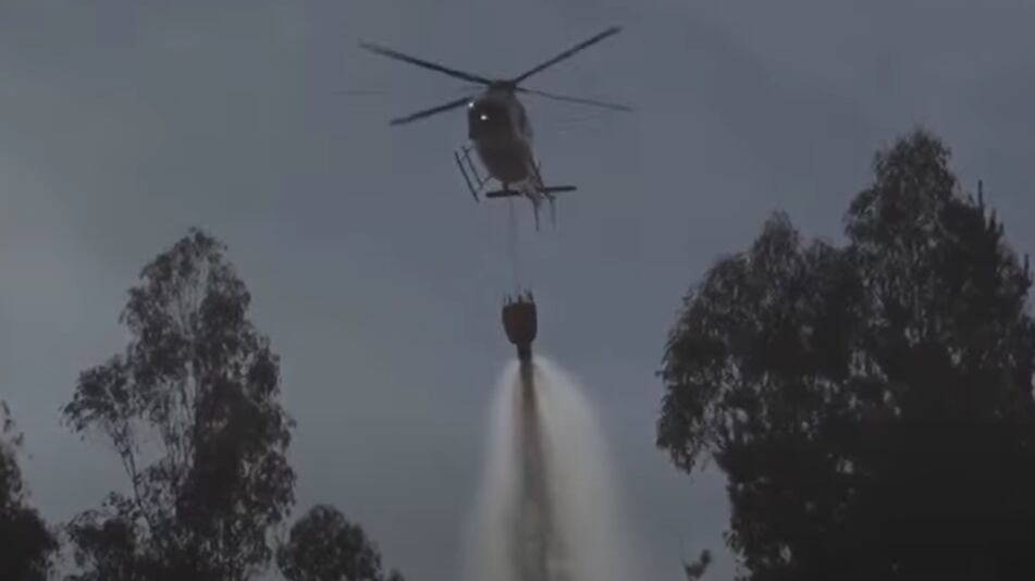 Incendios forestales sofocan a la Región de La Araucanía.
