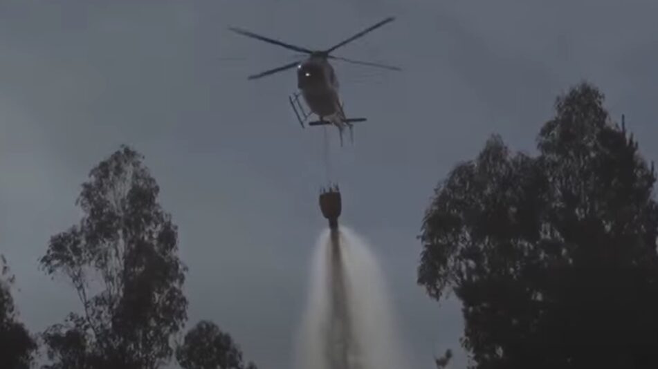 Incendios forestales sofocan a la Región de La Araucanía.