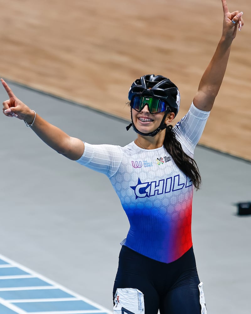 La patinadora nacional le entregó la segunda presea a la delegación chilena que participa en los Juegos Mundiales de Chengdú.