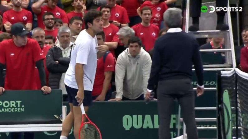 Cristian Garin | Captura: X de @DSports