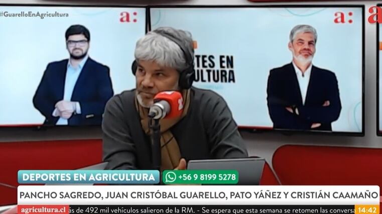 El periodista deportivo fue elogiado por los auditores de su nueva emisora radial, quienes lo calificaron de "gran refuerzo" para Deportes en Agricultura.