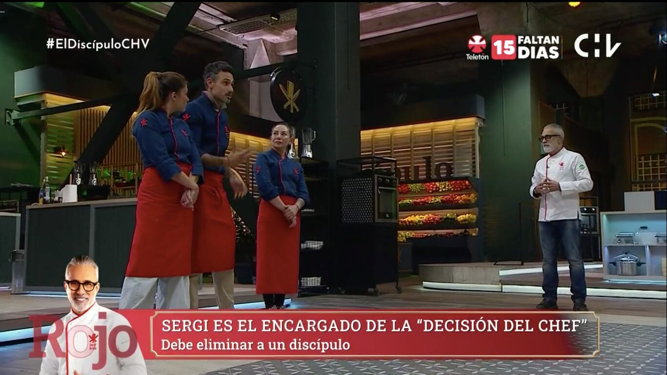 Equipo rojo, "El Discípulo del Chef" | Captura: CHV