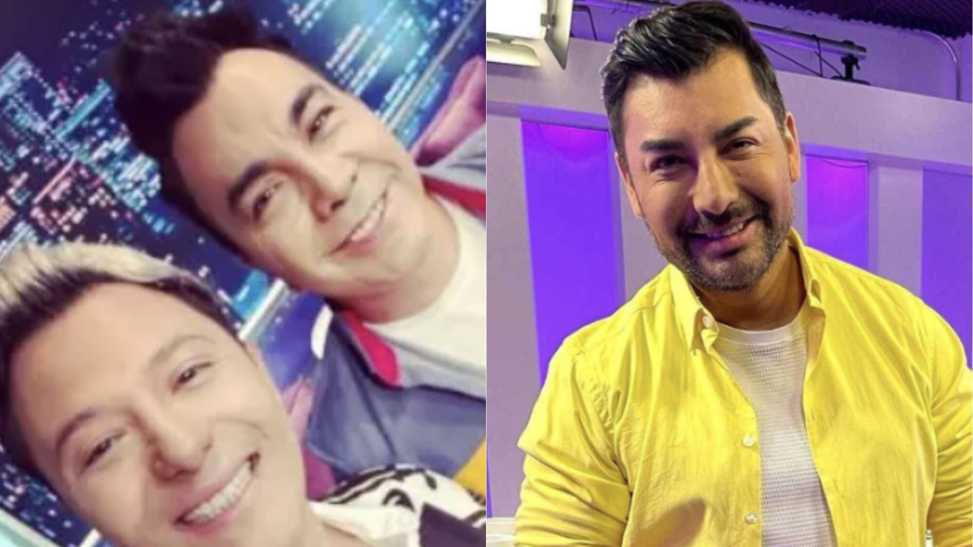 Sergio Rojas, Luis Sandoval y Andrés Caniulef