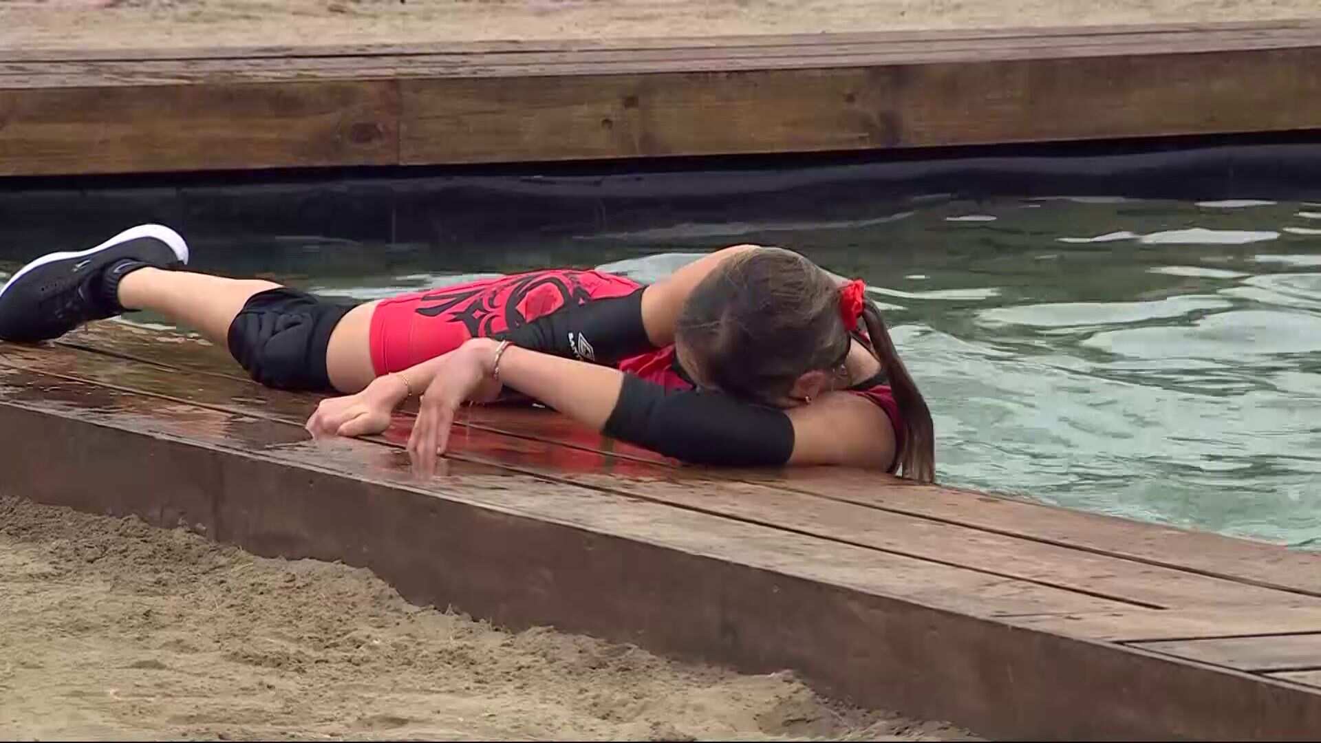 Nicole Block desmayada en Tierra Brava