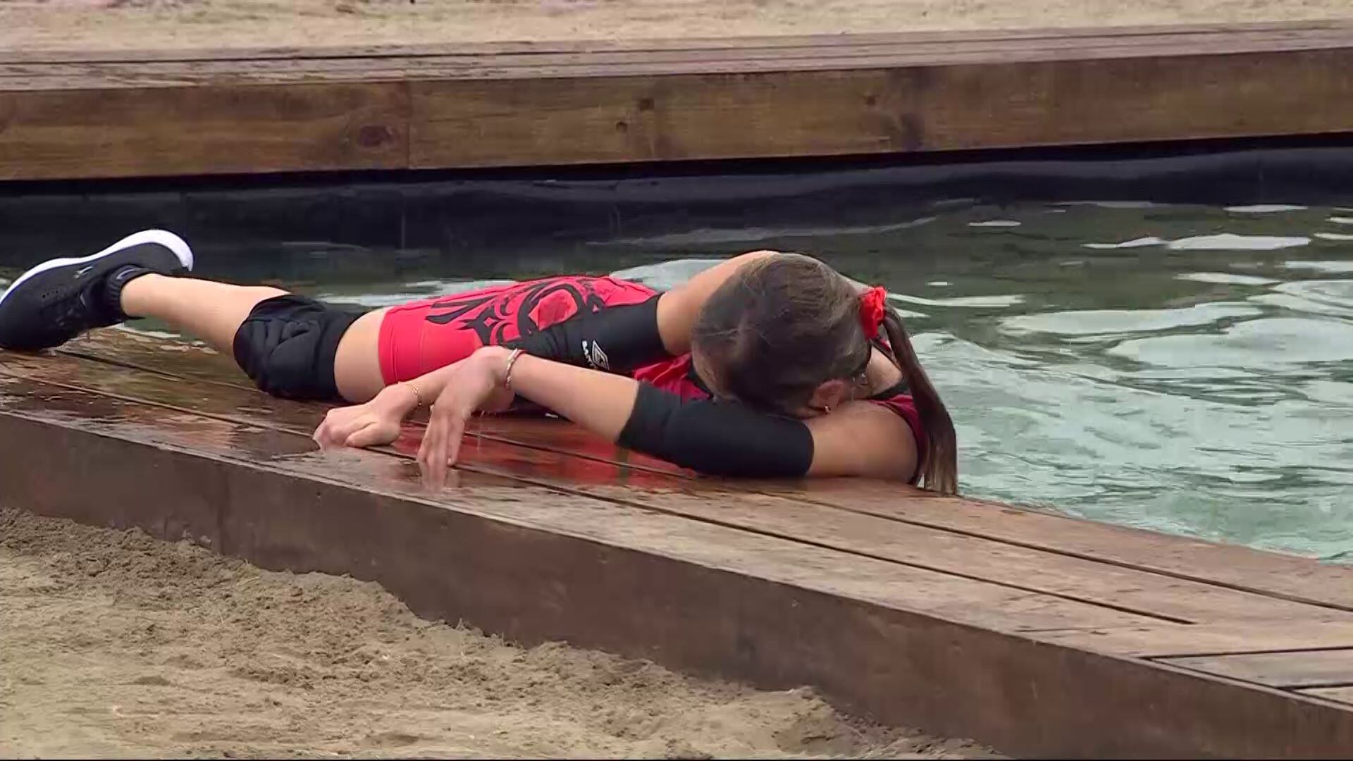 Nicole Block desmayada en Tierra Brava