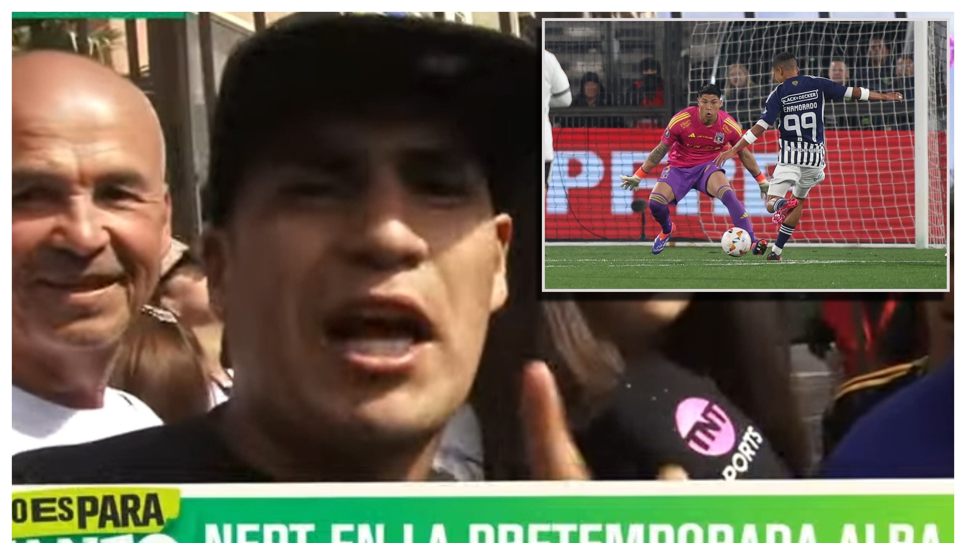 En el programa "No es para tanto", de TNT Sports, fue donde más de una treintena de hinchas colocolinos pidió el regreso de Brayan Cortés al Cacique en vez del arquero costarricense Keylor Navas.