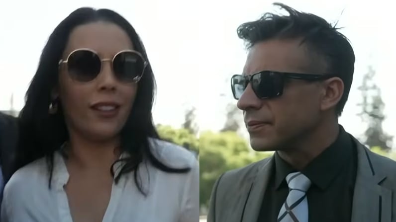 Daniela Aránguiz y Juan David Rodríguez | Captura: Hay que decirlo