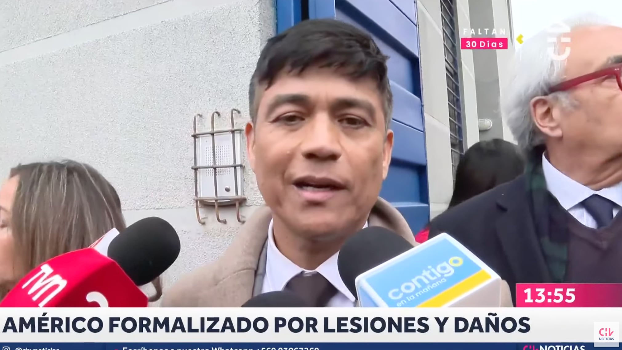 Américo enfrentó su formalización este martes