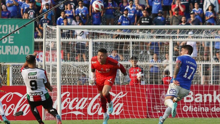Cristóbal Campos tuvo un mal partido ante Palestino