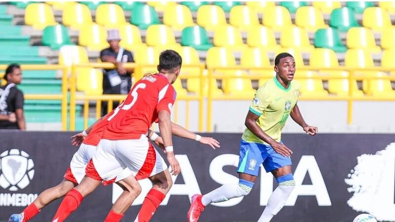 Selección sub-17 no pudo ante Brasil e irá por el tercer lugar del Sudamericano