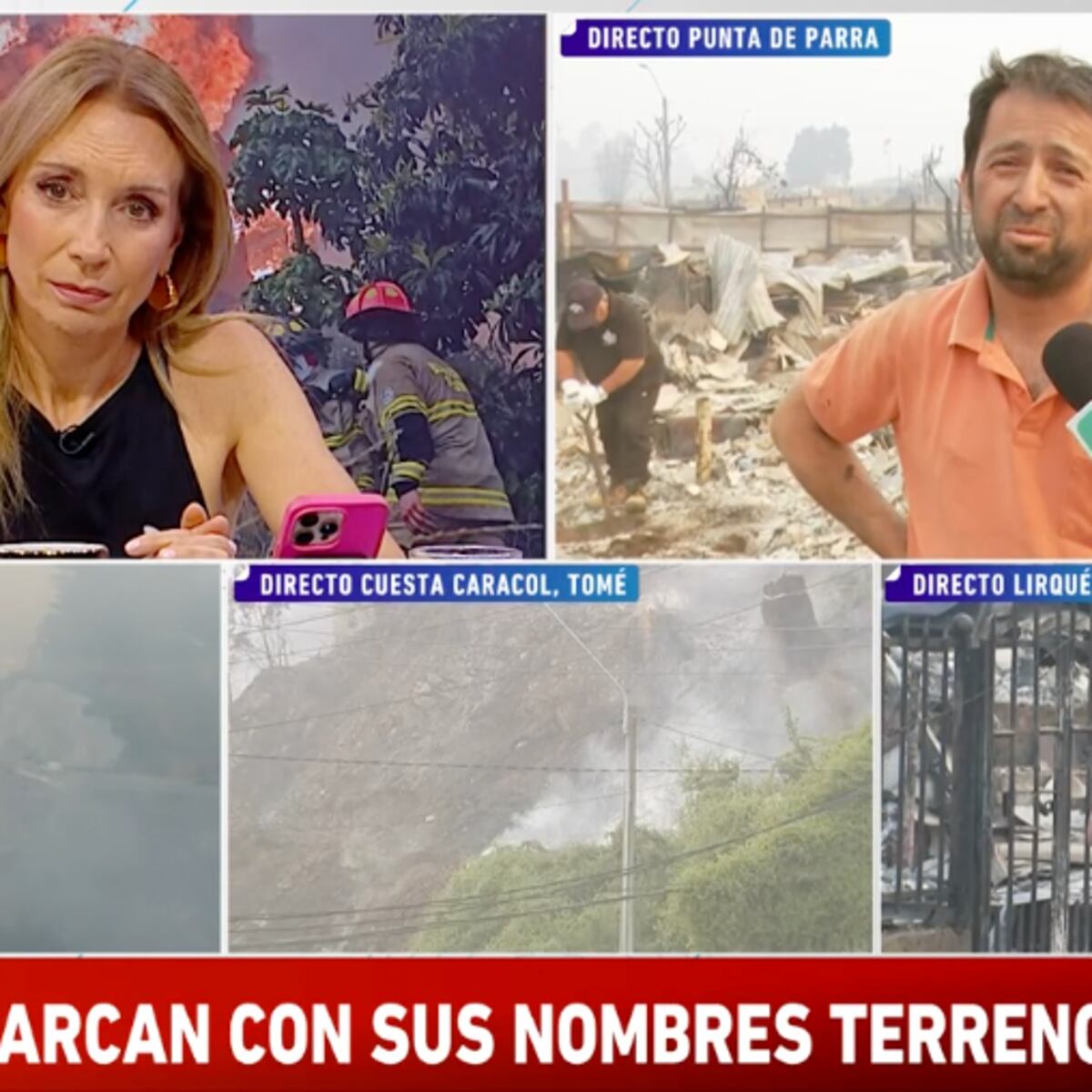 Vecino de Punta Parra pide ayuda en TV tras perderlo todo Vecino de Punta Parra pide ayuda en TV tras perderlo todo