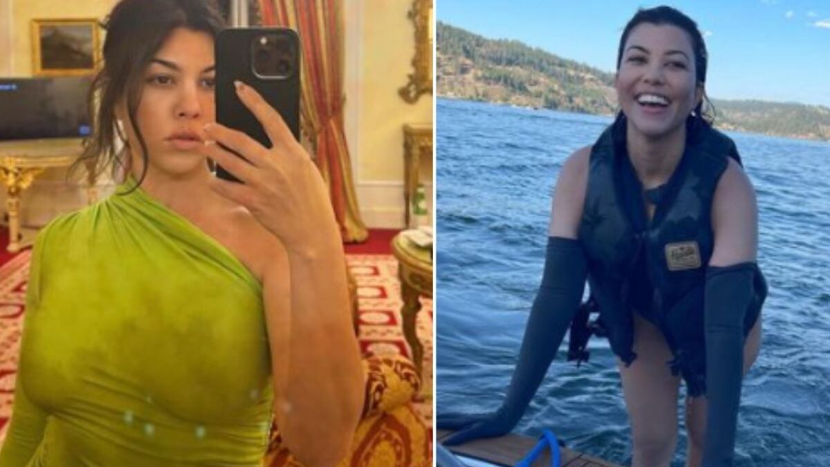 “La más real de las Kardashian”, Kourtney muestra que su abdomen no es plano y rompe estereotipos