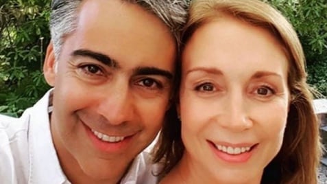 Marco Enríquez-Ominami y Karen Doggenweiler