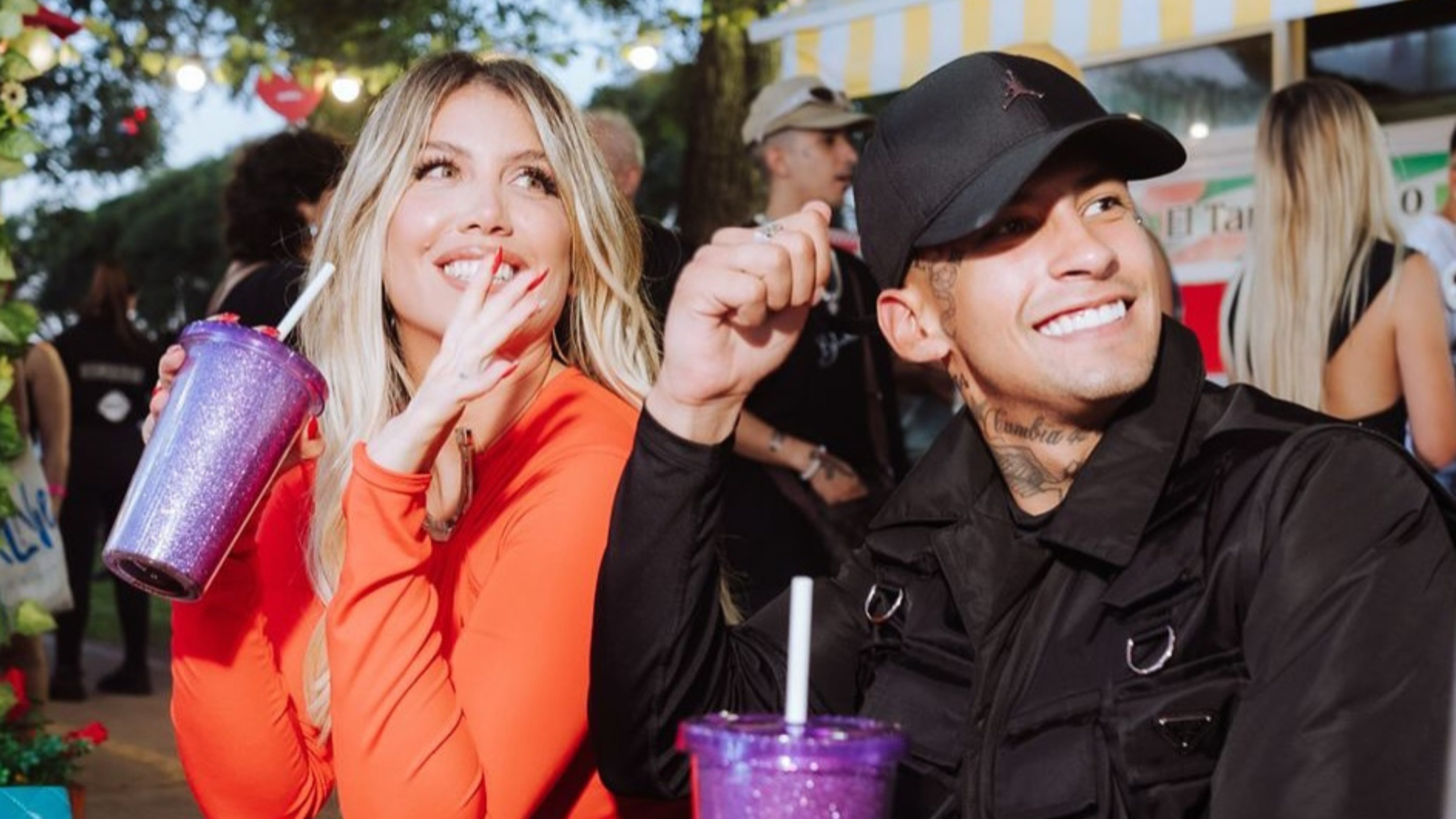 Wanda Nara y L-Gante