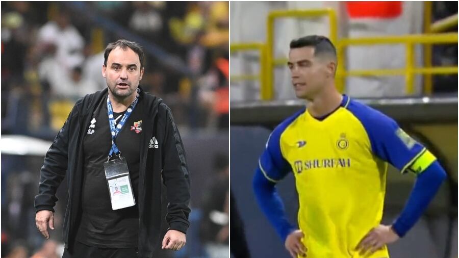 José Luis Sierra y Cristiano Ronaldo