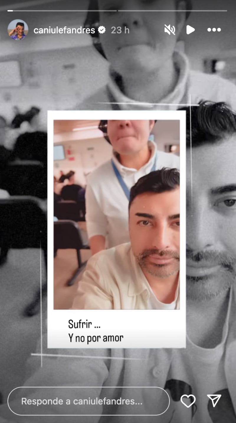Historia de Andrés Caniulef | Captura: Instagram @caniulefandres