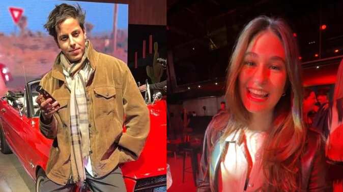 Máximo Bolocco y Valentina González amigos y compañeros de universidad.