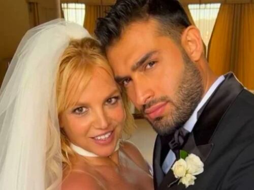 Revelan las primeras fotos de la boda de Britney Spears con Sam Asghari