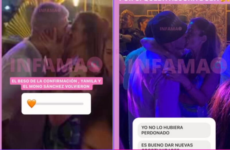 “Date cuenta que el destino nos va a juntar igual Reyna”, reza una de las frases escritas en la historia que compartió Diego “Mono” Sánchez, expareja de Yamila Reyna, con quien coincidió en el matrimonio de una amiga en común, donde se mostraron ambos muy sonrientes durante la celebración.
