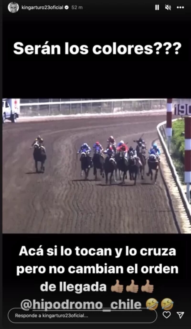 Hipódromo Chile amenaza con acciones legales contra Arturo Vidal, luego que él los acusara de “ladrones”