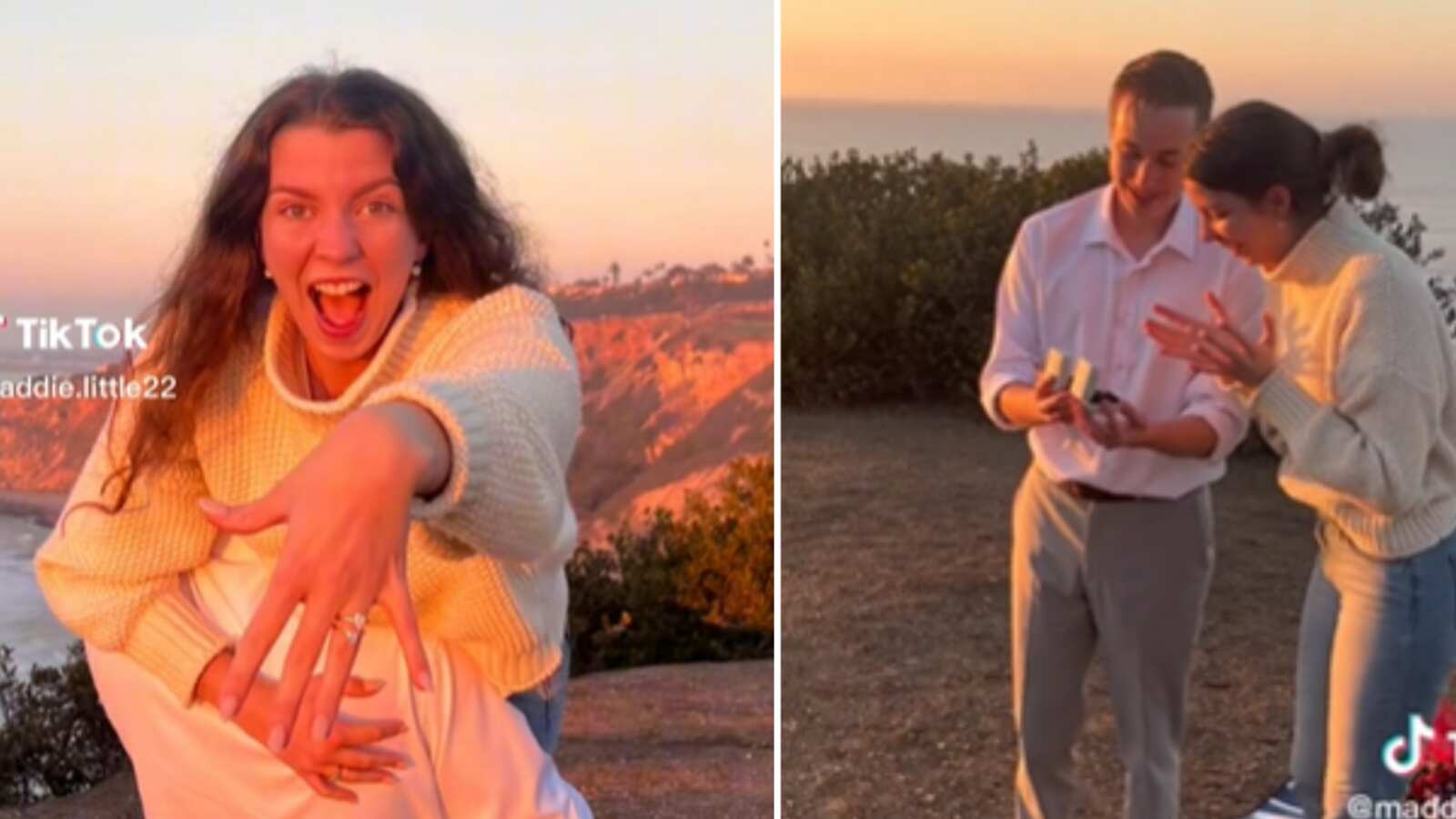 Mujer recibió dos anillos de compromiso