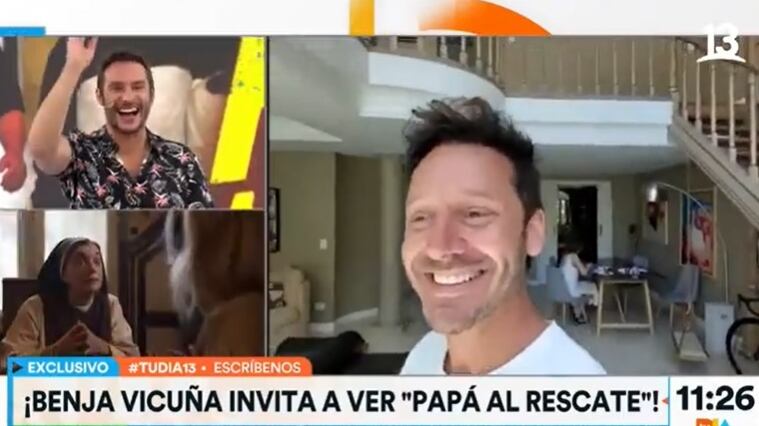 El actor protagonizó un divertido momento con el periodista Francesco Gazzella tras ser comparado con el Príncipe Harry.