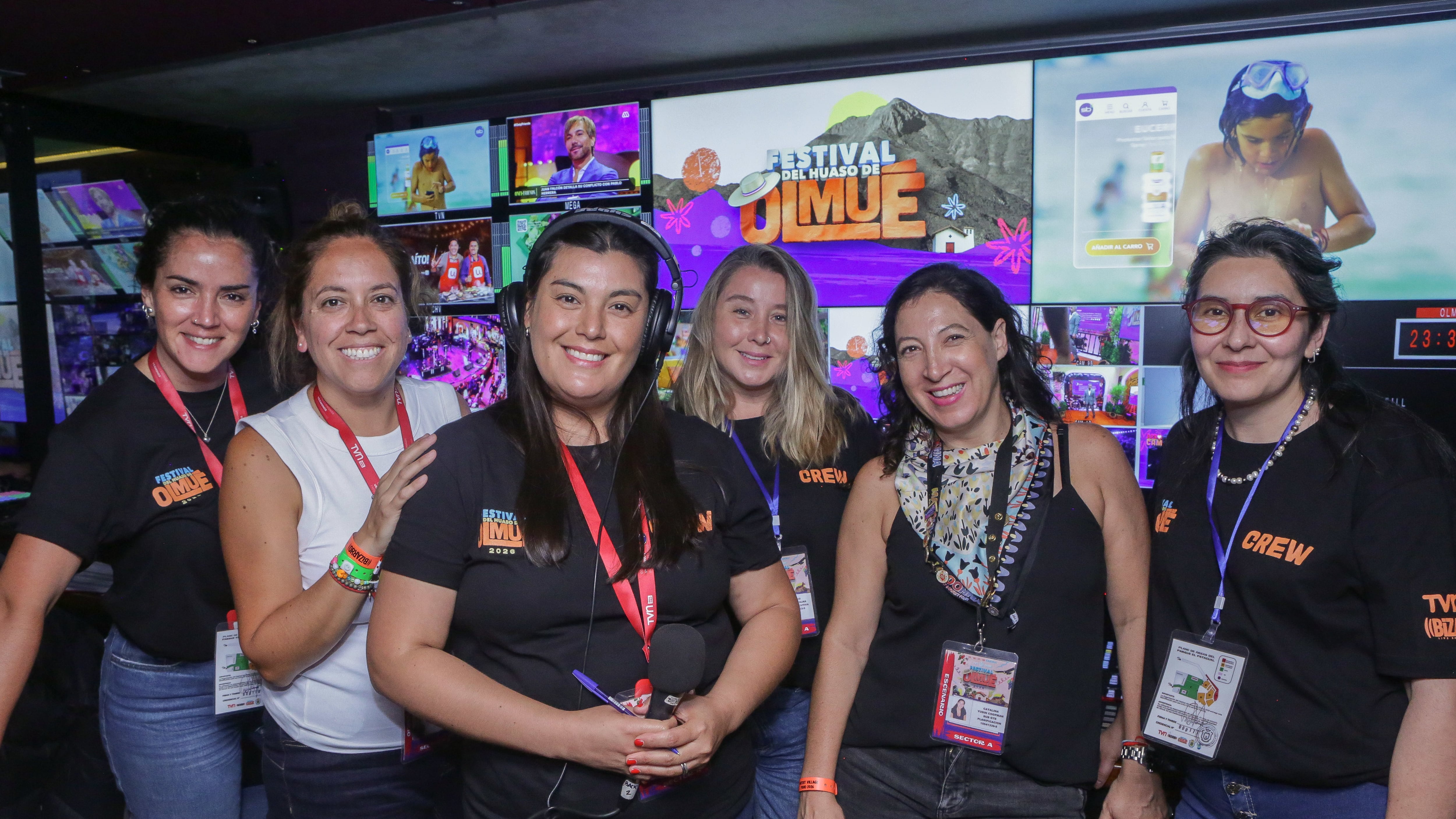 El innegable poder femenino en TVN: un grupo de mujeres ocuparon los cargos más altos en el Festival de Olmué 2026 | Gentileza: TVN