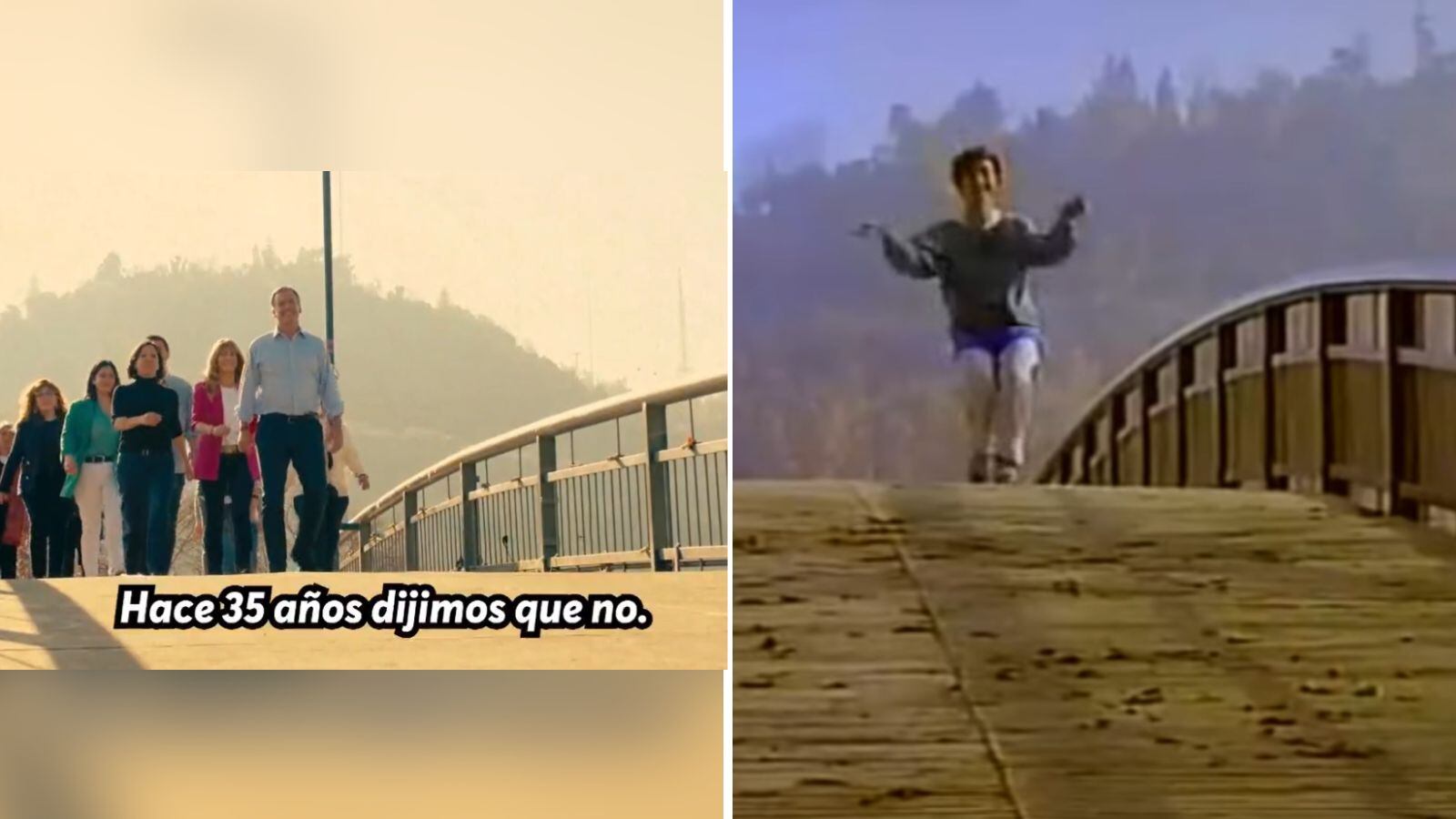 Viralizan campaña del “Rechazo” con alusión directa a la Franja del “NO”