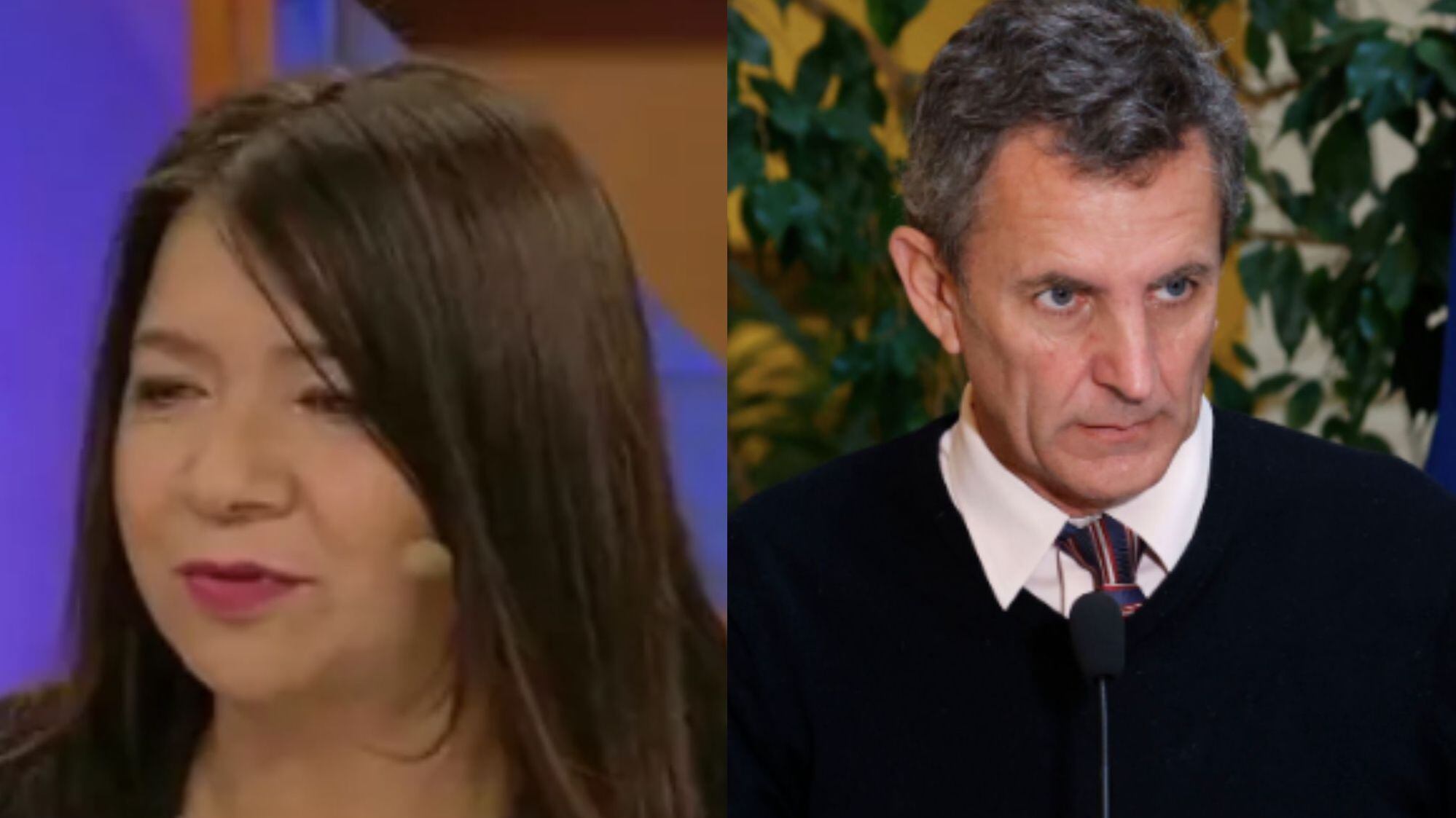 Claudia Pizarro y Gonzalo de la Carrera