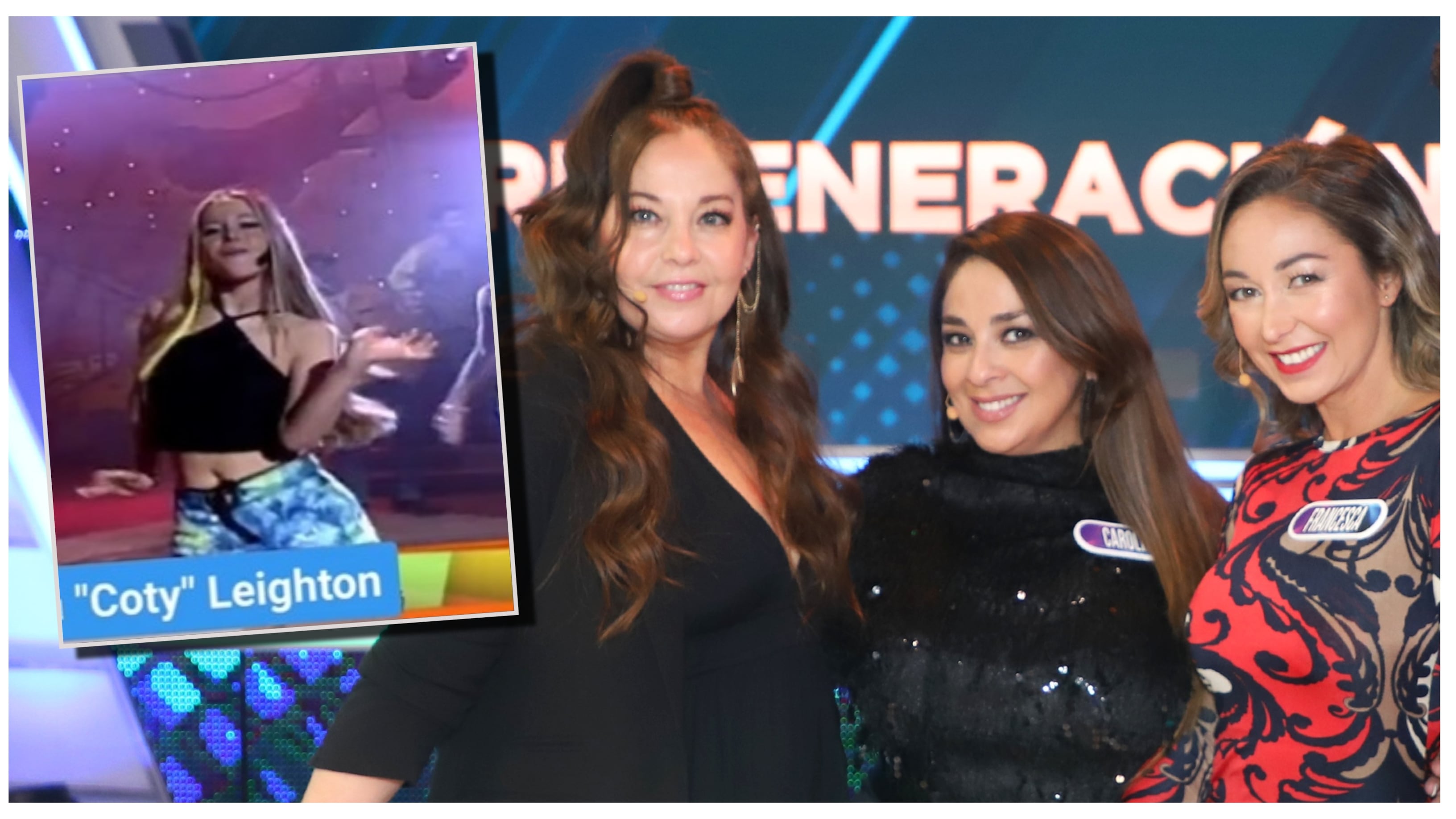 La bailarina del recordado programa "Generación 2000" participó del último capítulo de "¡Qué dice Chile! Prime" junto a algunas de sus compañeras de escenario en el programa juvenil de Canal 13.