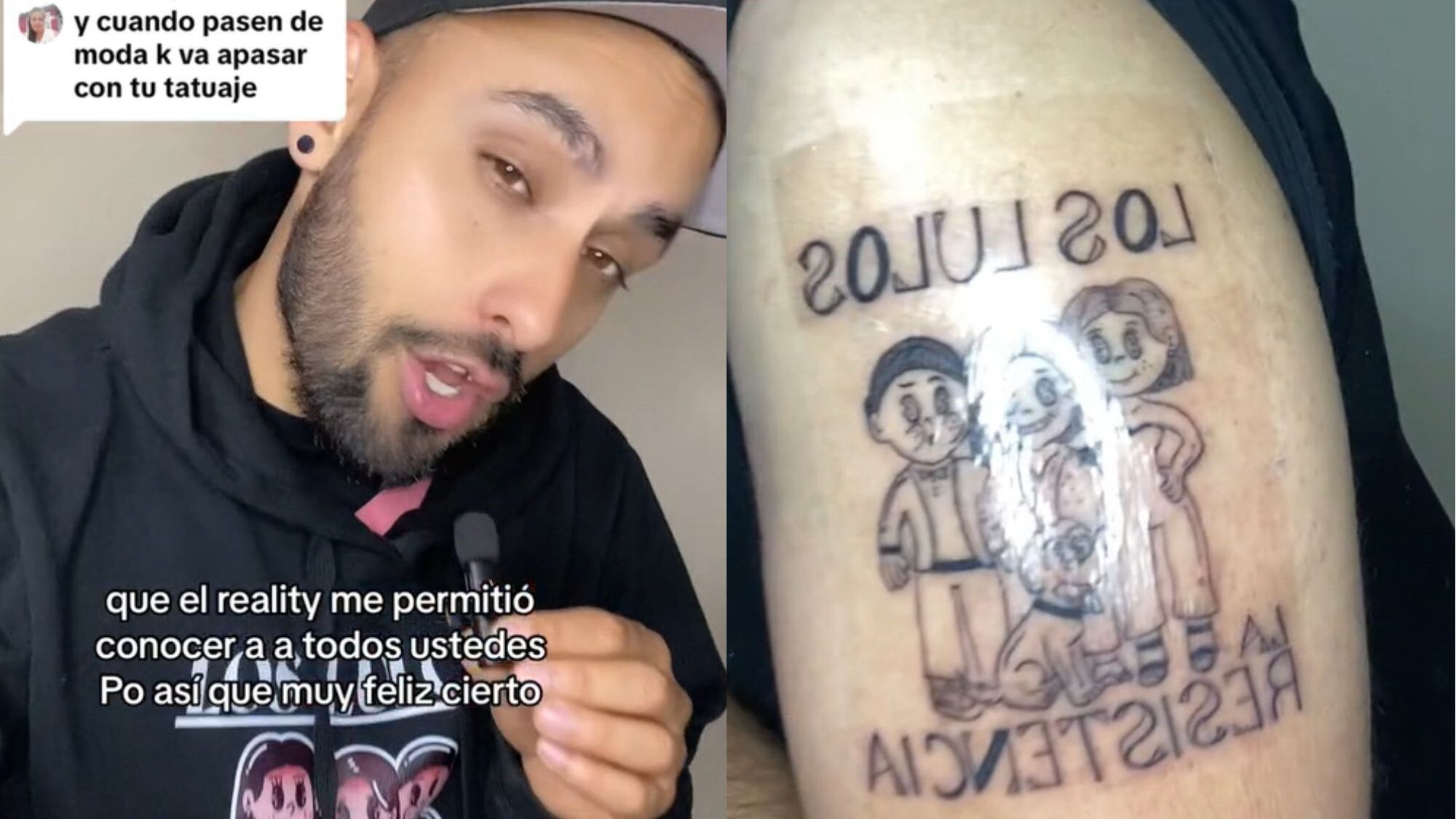 Fan de "Gran Hermano" que se tatuó a la "Familia Lulo" | Instagram