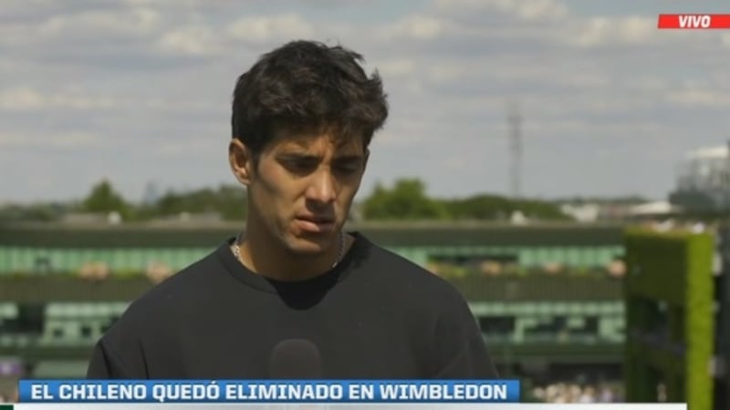 Cristian Garín arremete contra la organización de Wimbledon tras ser eliminado del Grand Slam: “Me hicieron jugar sin luz, jugué mal por no ver”