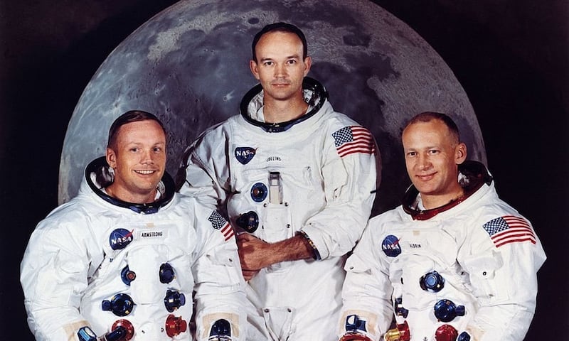 Neil Armstrong, Michael Collins y Buzz Aldrin