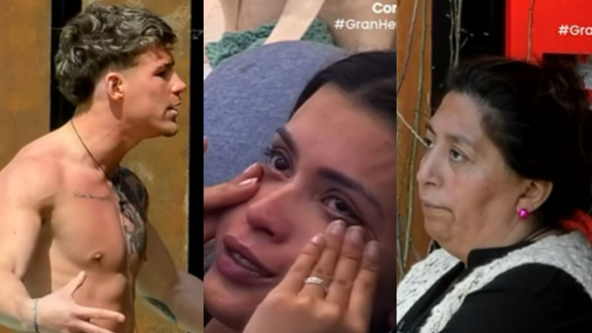 Raimundo, Constanza y Jennifer (Pincoya) de Gran Hermano