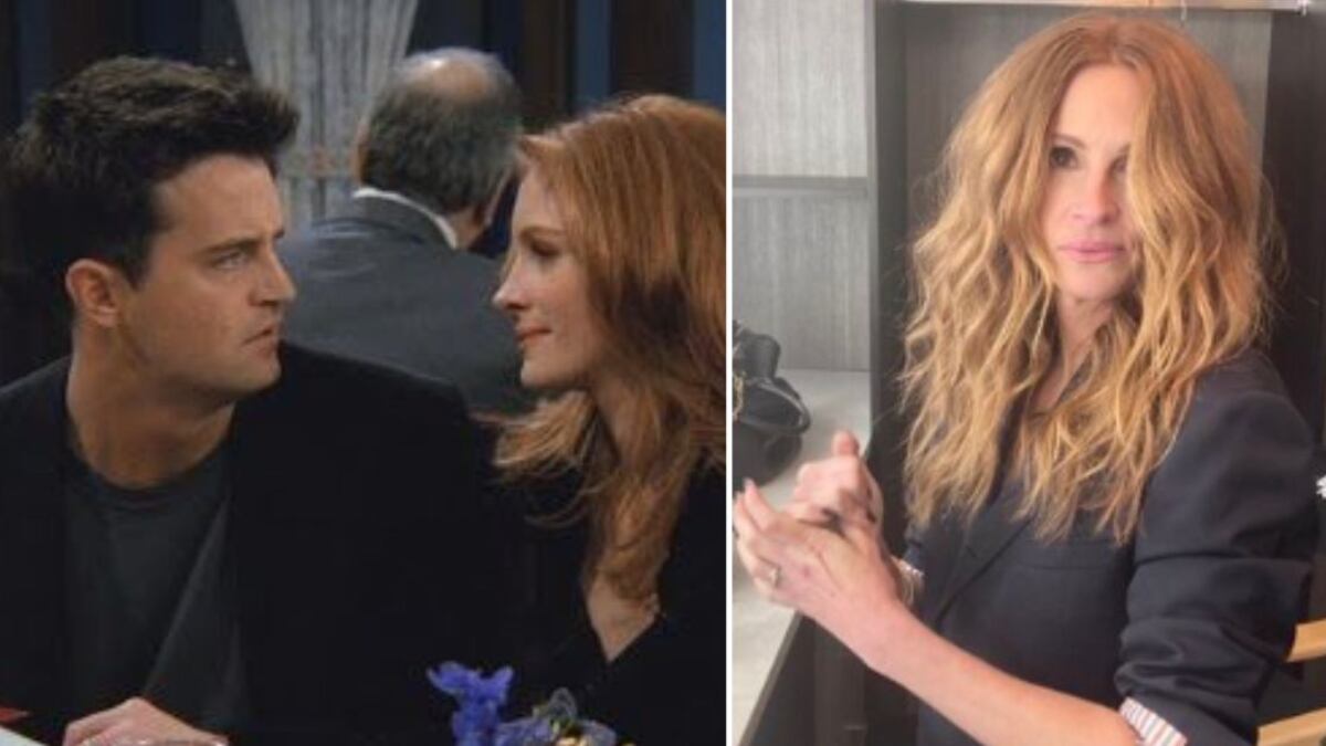 Matthew Perry cuenta la insólita razón por la que terminó con Julia Roberts