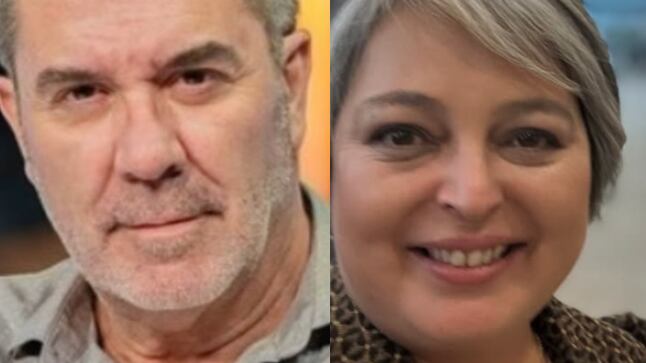 Pollo Valdivia y Jeannette Jara