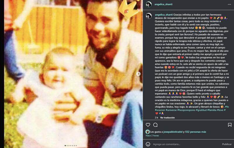 Publicación de Angélica Sepúlveda | Instagram