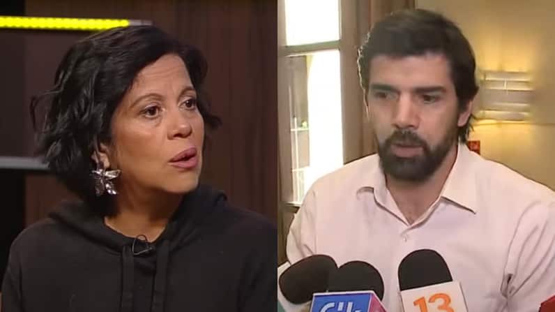 Laura Landaeta y Joaquín Lavín León | Captura: Stock Disponible y CHV Noticias