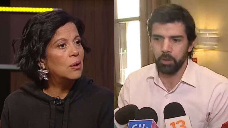 Laura Landaeta y Joaquín Lavín León | Captura: Stock Disponible y CHV Noticias
