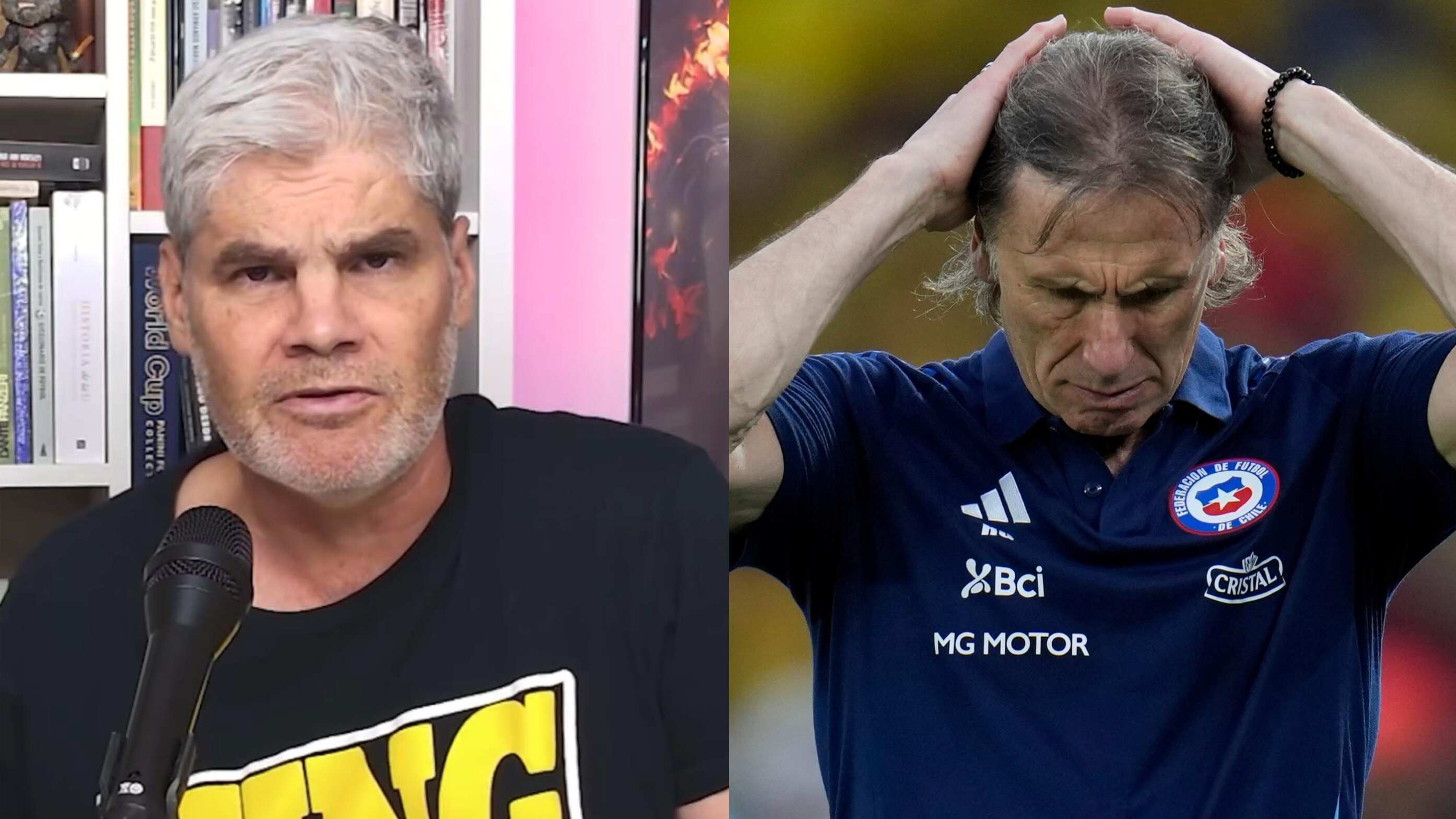 Juan Cristóbal Guarello y Ricardo Gareca