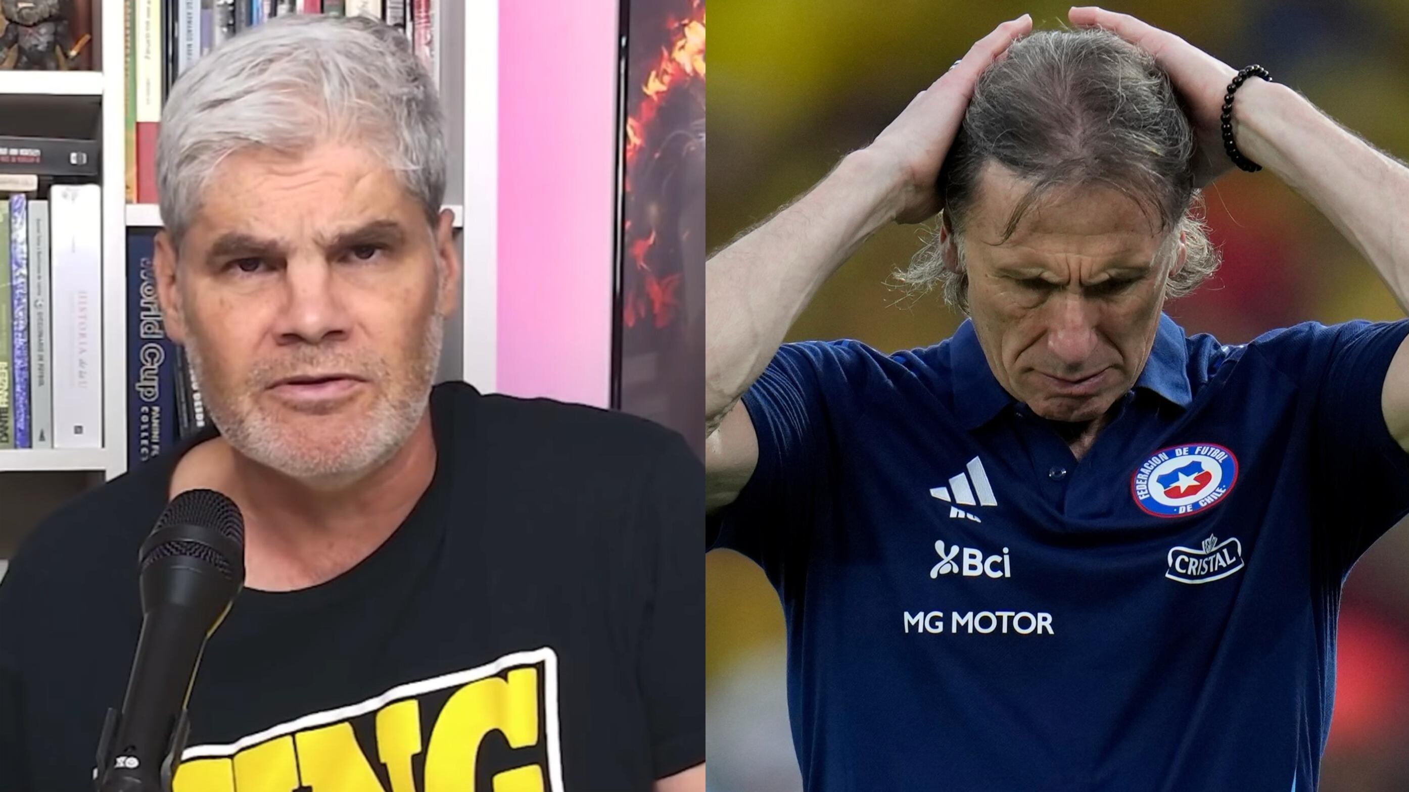 Juan Cristóbal Guarello y Ricardo Gareca