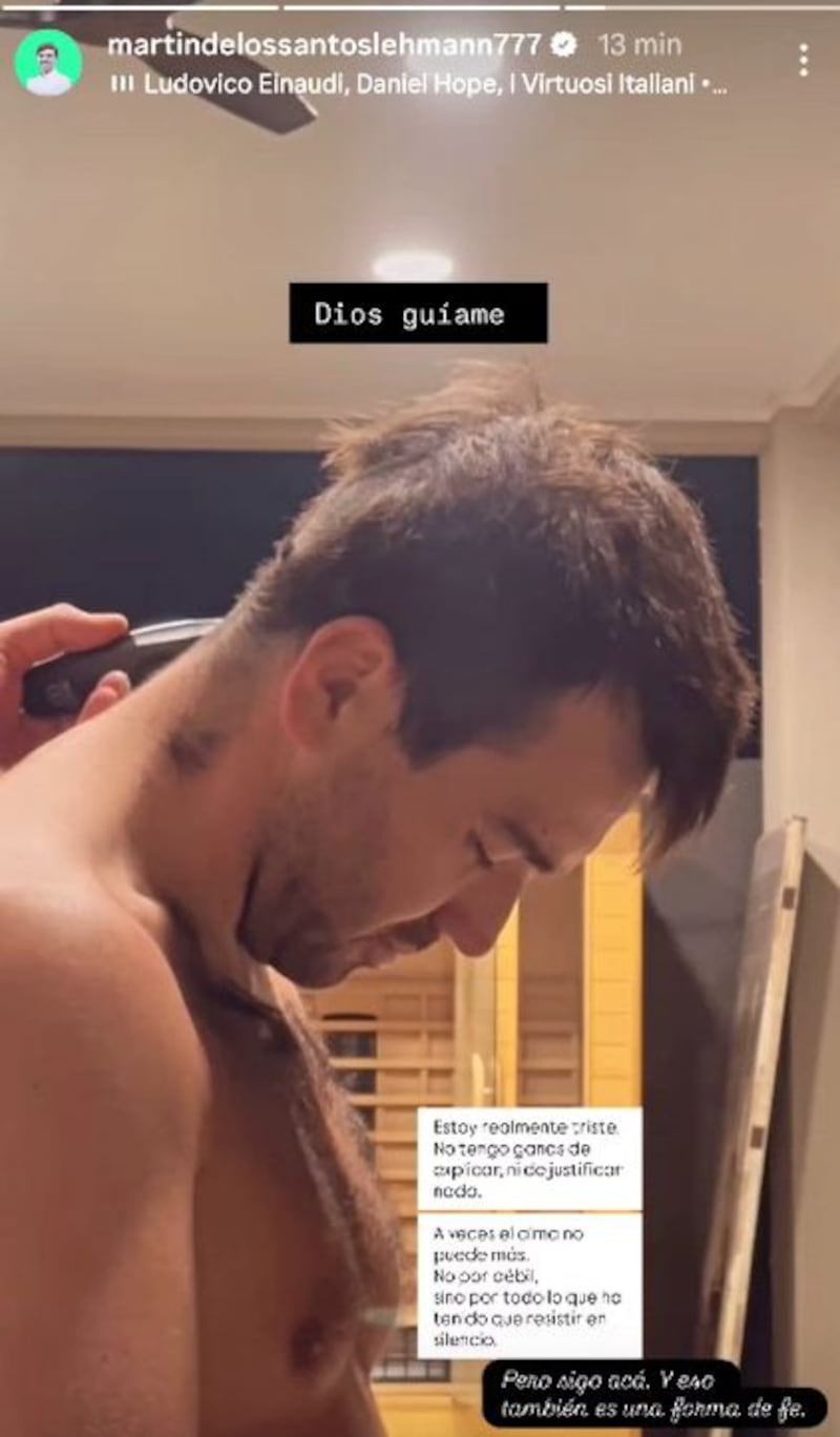 Martín de los Santos vía Instagram