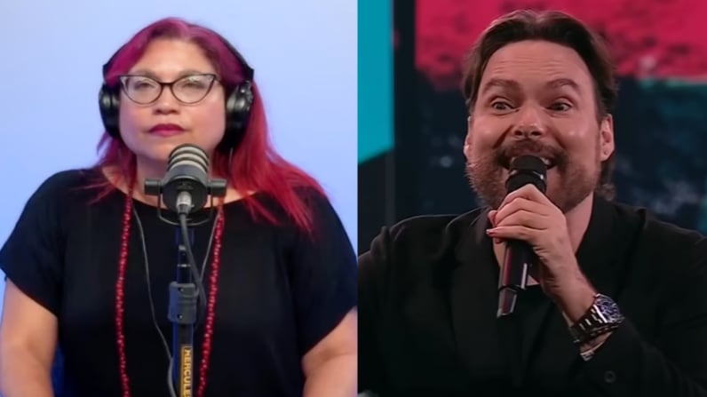 Ale Valle y George Harris | Captura: La Voz de los que sobran y Festival de Viña 2025