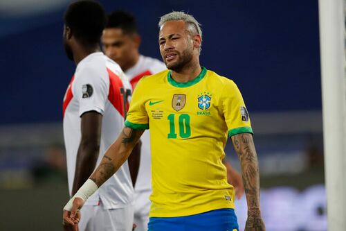 Neymar se queja dentro y fuera de la cancha: indignado con los brasileños que apoyan a Argentina