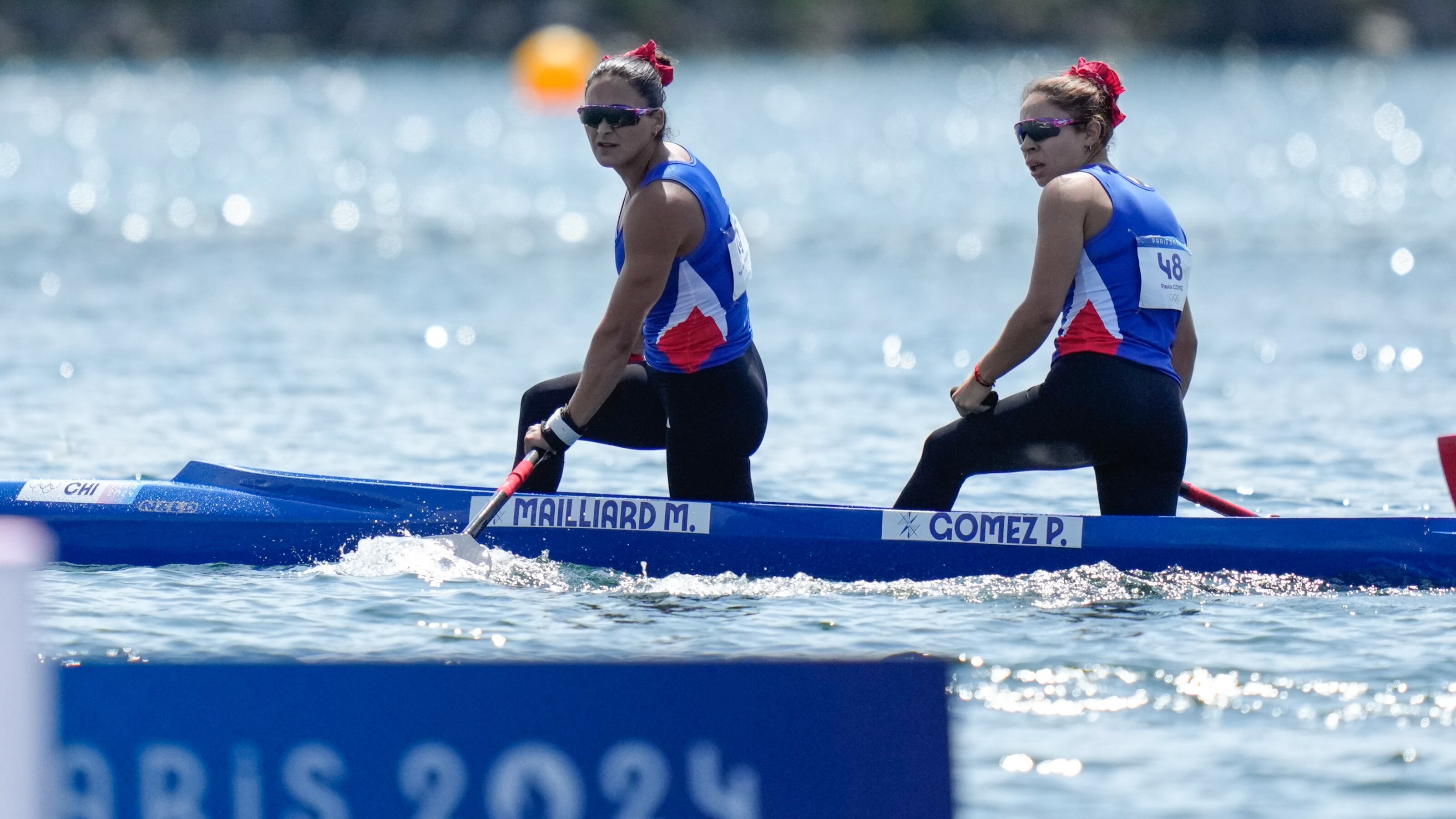 Las deportistas nacionales clasificaron a las semifinales de canotaje en París 2024.