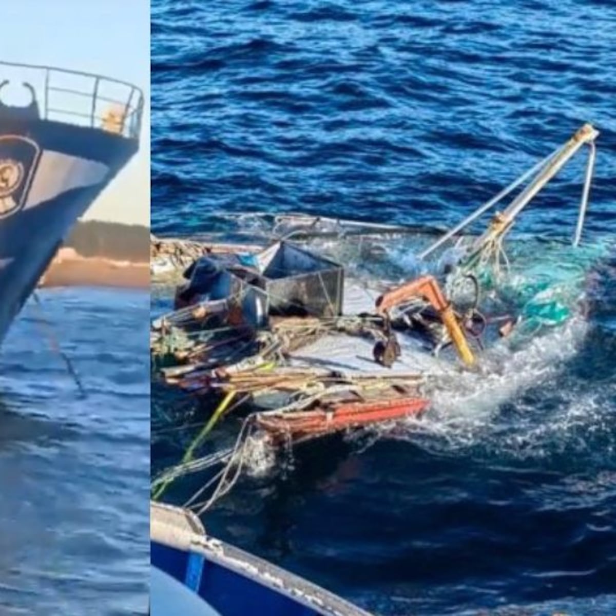 Encuentran objetos de lancha Bruma en Coronel Encuentran objetos de lancha Bruma en Coronel