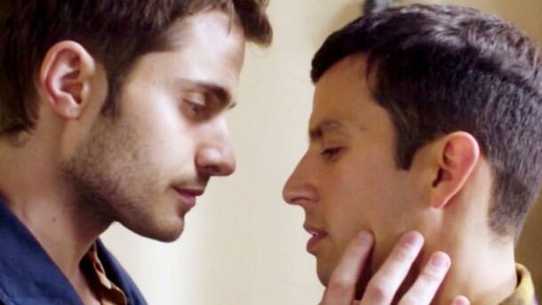 Primer Beso de Joselo y Thiago en Como la vida misma